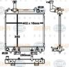 BEHR HELLA SERVICE 8MK 376 792-431 Radiator, engine cooling
